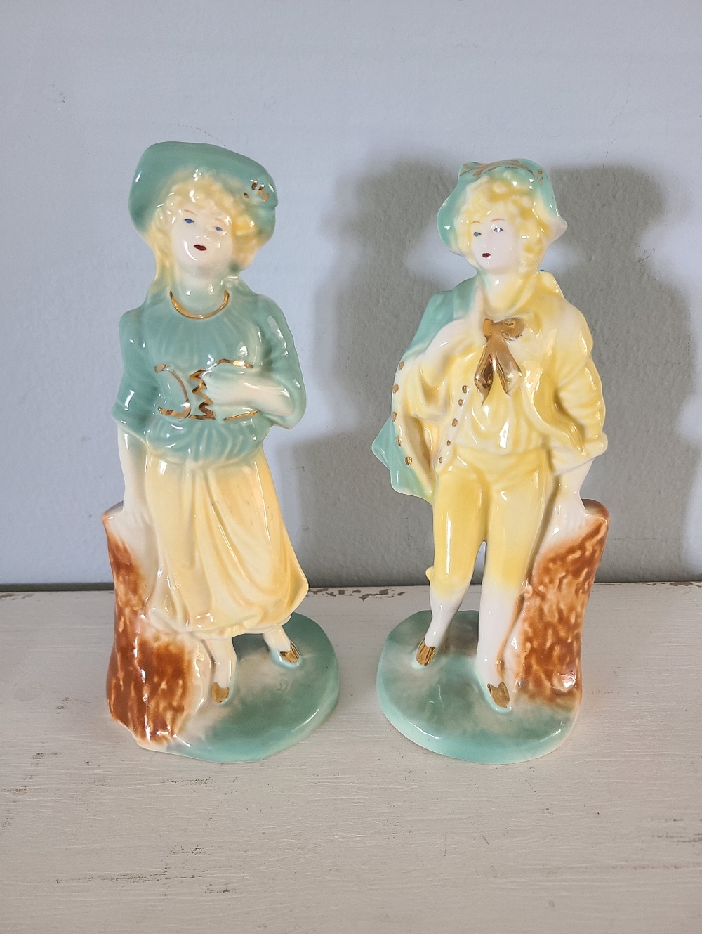Vintage 1950s Stanford Pottery Dutch Colonial Figurines